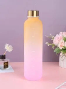 Sport Water Rainbow Frosted Non-toxic Bottle