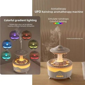 UFO Rain Cloud Humidifier Water Drip