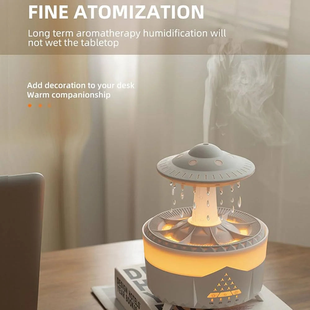 UFO Rain Cloud Humidifier Water Drip