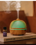 Wooden Textured 3in1 Essential Oil Diffuser with 7 Colors