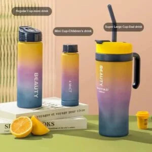 3pcs, Gradient Water Bottles Se