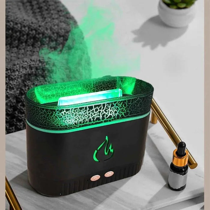 New 200ml Essential Oil Flame Volcano Diffuser