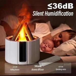 Creative Emulate Bonfire Auto Shut-Off, Diffuser with Remote