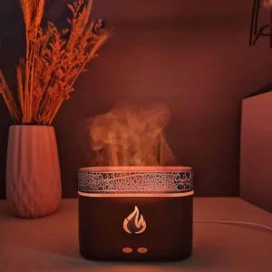 New 200ml Essential Oil Flame Volcano Diffuser