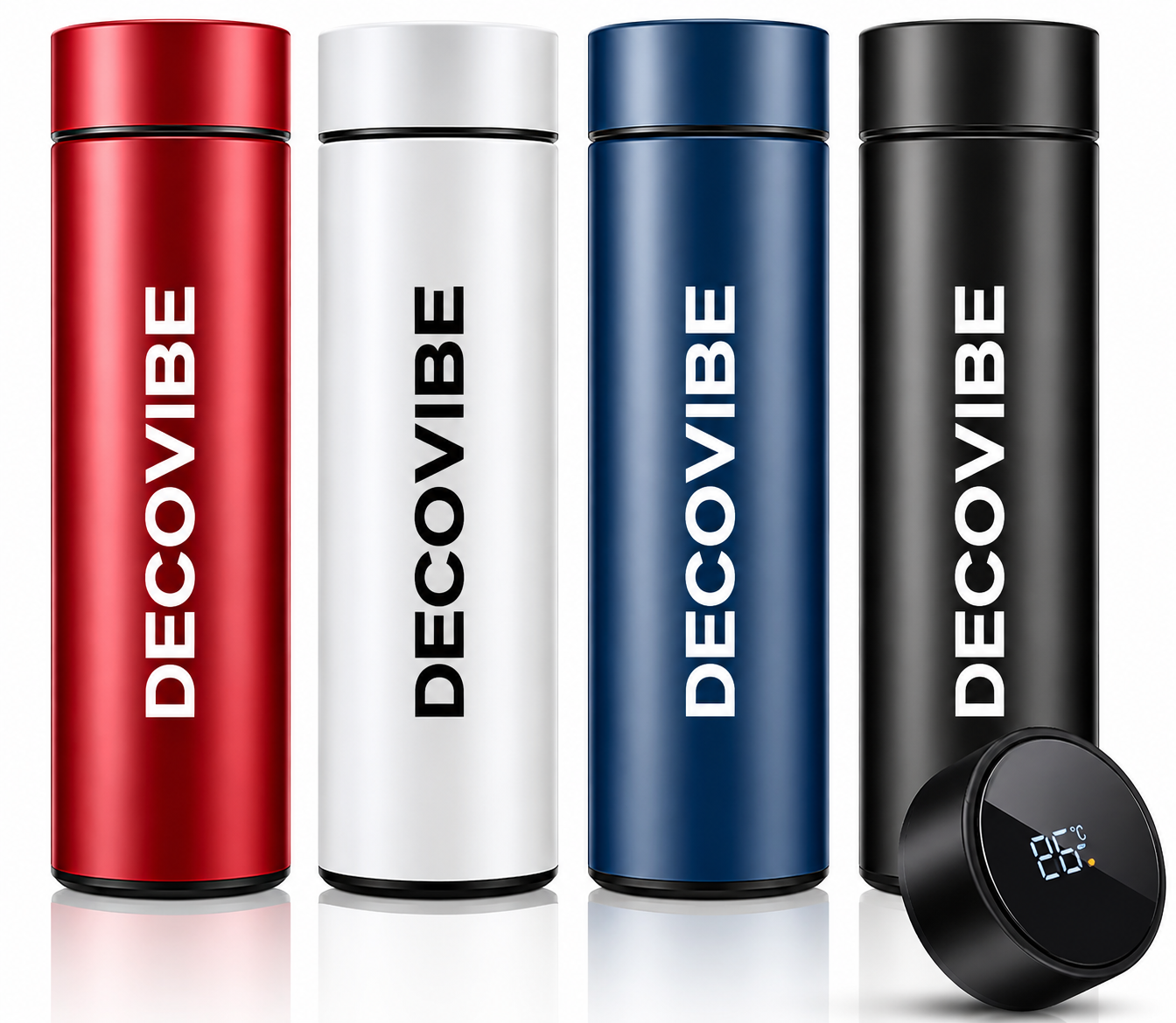 Temperature Water Bottle, 500ML LED Temperature Display, Hot Cold Vacuum Flasks, stainless Steel Thermos, LED Smart Thermos