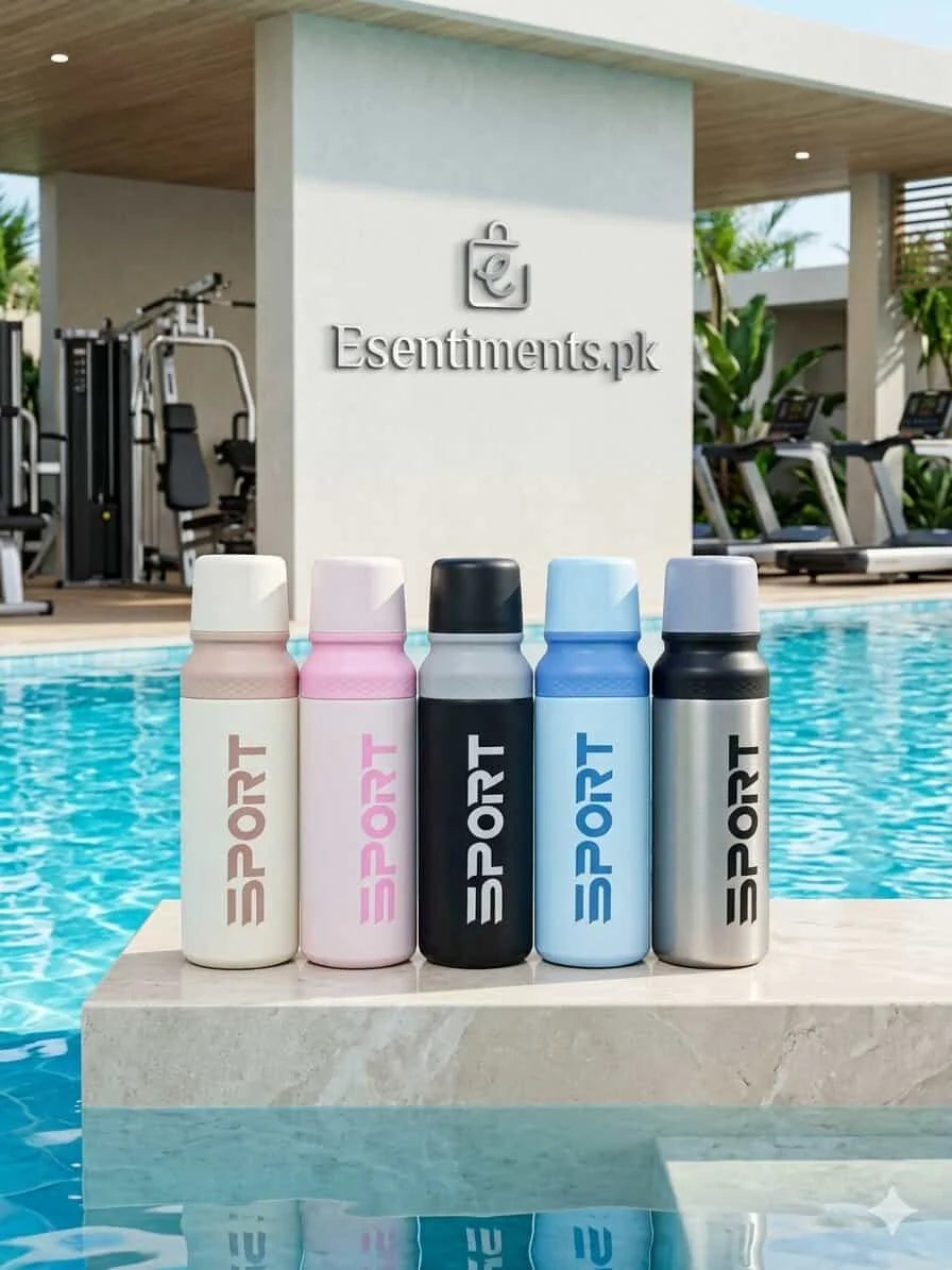 Premium “SPORT” Vacuum Insulated Stainless Steel Water Bottle – 500ml / 750ml / 1000ml